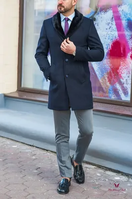 Мужское зимнее пальто из кашемира. Арт.:1-317-10 – купить в магазине  мужской одежды Smartcasuals