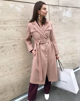 Женское Пальто на весну из кашемира на кнопках купить в онлайн магазине -  Unimarket