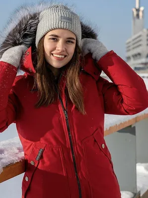 Куртка парка женская зимняя купить в Москве в интернет магазине недорого,  ПальтоЖ86110-22