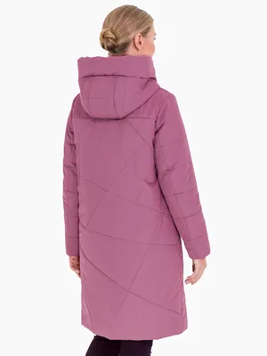 Женское пальто розовое зимнее - купить в Москве