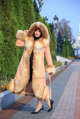 Купить Куртка из меха норки и лисы Dita Furs