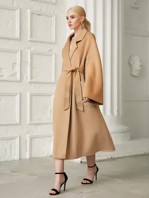 Купить Платье-пальто с запахом от Lesel (Лесель) российский дизайнер одежды
