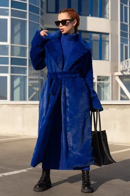 Синие женское пальто: купить пальто синего цвета в Украине в интернет  магазине issaplus.com недорого