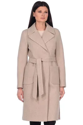 Купить пальто женское \"Mislana\" С855 (беж) новая коллекция