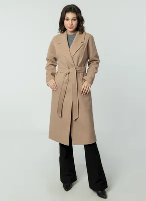 Пальто женское Giulia Rosetti 56204 бежевое 42 RU - купить в Москве, цены  на Мегамаркет
