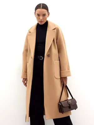 Пальто бежевое женское купить в интернет-магазине Kroyyork.ru. Цена от  30000 руб.