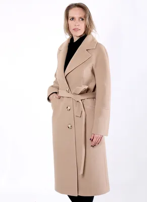 Женское бежевое шерстяное пальто VERSACE купить в интернет-магазине ЦУМ,  арт. 1001064/1A00884
