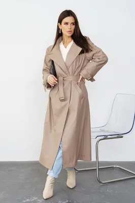 Стильное женское пальто из теплого кашемира беж: цена 1294 грн - купить  Верхняя одежда женская на ИЗИ | Украина