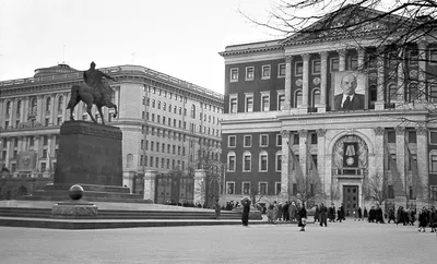 6 июня 1954 г. Памятник Юрию Долгорукому