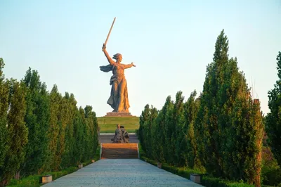 волгоград россия родина памятник статуя Фото Фон И картинка для бесплатной  загрузки - Pngtree