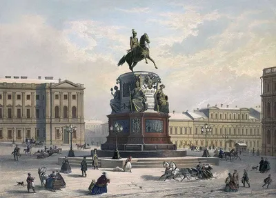 Памятник Николаю 1 на Исаакиевской площади