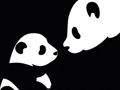 милая маленькая панда играет с бабочкой PNG , панда клипарт, акварель, день  рождения PNG картинки и пнг рисунок для бесплатной загрузки