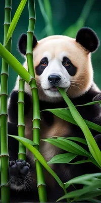 Обои для телефона панда и бамбук. Panda and bamboo wallpapers for your  phone. | Wallpaper, Phone wallpaper, Iphone wallpaper