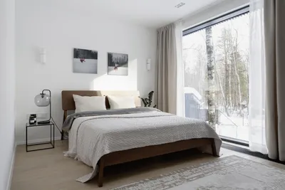 Спальни с панорамными окнами: 20+ примеров | myDecor