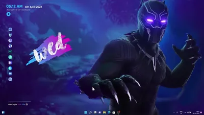 Black Panther Hd - Purple Flame Wallpaper Download | MobCup