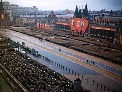 Цветные фото парада Победы в 1945 году - Фотохронограф