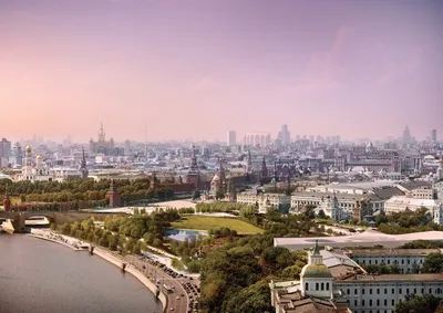 Как меняются города. Москва. Парк «Зарядье» | Art Glück | Курсы 3Ds Max •  Revit • Photoshop • SketchUp • Procreate | Дзен