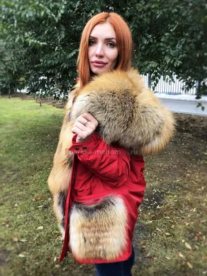 Womens Fur Collar Hooded Faux Fox Fur Lining Parka Jacket Coats Winter  Outwear | eBay