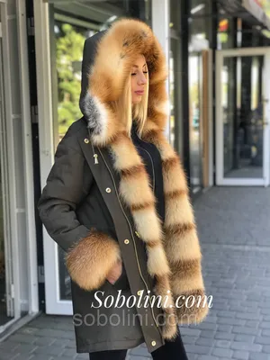 Golden Island SAGA Fox coat parka hooded