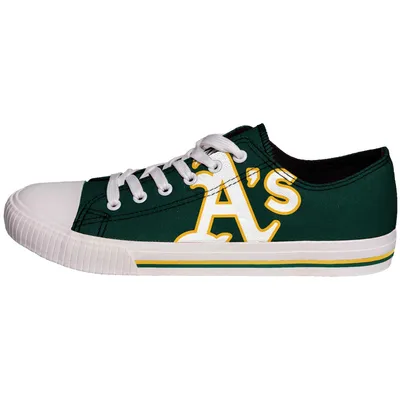 Низкие парусиновые туфли с большим логотипом Youth Oakland Athletics  Unbranded – купить по выгодным ценам с доставкой из-за рубежа через сервис  «CDEK.Shopping»