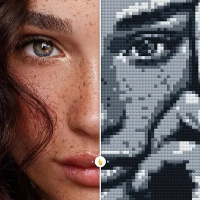 Бесконечные пиксель-арт фотоконструкторы Mozabrick