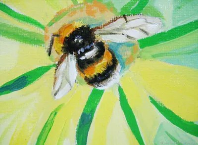 Картины: Пчела – купить онлайн на Ярмарке Мастеров – RY7RIRU | Картины,  Нижнекамск