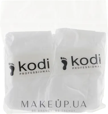 Одноразовые носочки для педикюра с кремовой эмульсией - Kodi Professional:  купить по лучшей цене в Украине | Makeup.ua