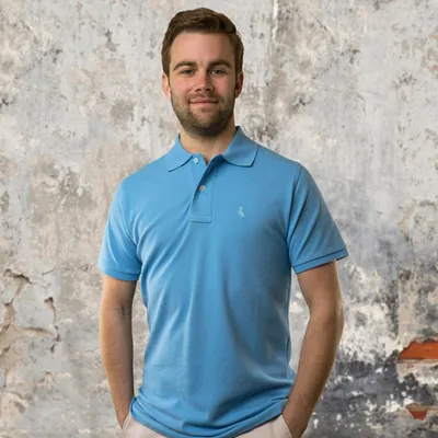 + Original Pelican Polo - Sky Blue