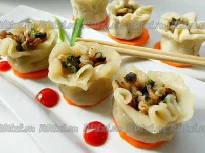 Рецепт китайских пельменей Шаомай с грибами - 8 пошаговых фото в рецепте
