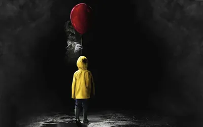 Картинка оно, пеннивайз, фильм оно, шарик, клоун, лучшие фильмы, pennywise,  balloon, clown, best movies, мальчик с шариком 2560x1600 скачать обои на  рабочий стол бесплатно, фото 247652