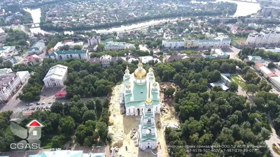 Пенза (аэросъемка центра города)/Penza (aerial view of the city center) -  YouTube