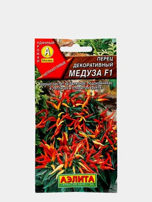 Семена Перец декоративный Медуза F1: описание сорта, фото - купить с  доставкой или почтой России