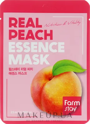 FarmStay Real Peach Essence Mask - Маска тканевая для лица с экстрактом  персика: купить по лучшей цене в Украине | Makeup.ua