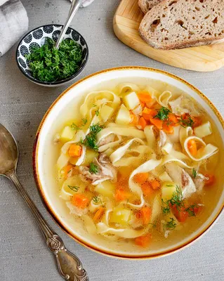 Суп со сливками и курицей рецепт фото пошагово и видео - 1000.menu