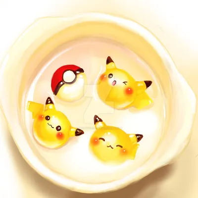 Фото Пикачу / Pikachu и Pokeball / Покеболл из аниме Pokemon / Покемон, by  BunnyQueenT