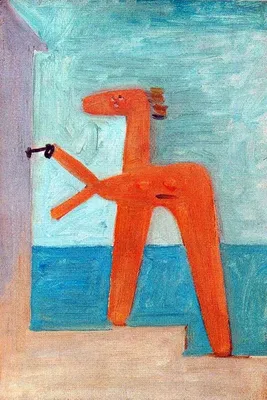 Описание картины Пабло Пикассо «Купальщица открывающая кабинку» 👍 - Пикассо  Пабло