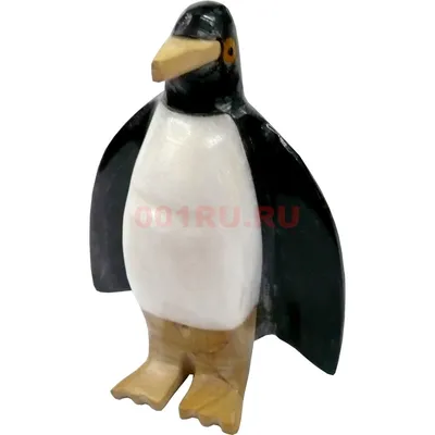 Пингвин из мрамора 10 см 4 дюйма купить оптом в Москве за 560 руб.. Низкая  цена, гарантия, доставка по всей России!
