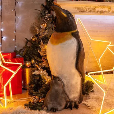 Купить Фигура Пингвин с пингвиненком U08705 U08705 за 8 300руб.  |Garden-zoo.ru