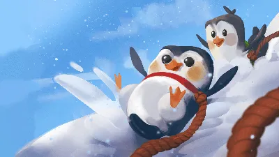 Bread \u0026 Fred – два пингвина с одной веревкой лезут в горы