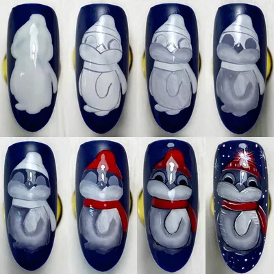 Christmas Penguin Sleigh Nail Art Water Transfers Decals Stickers Wraps  Gift 150 | eBay