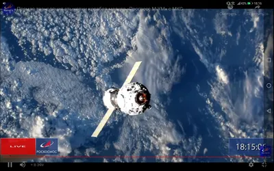 Как Узловой модуль подлетал к МКС | Пикабу