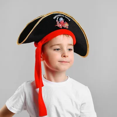Пиратская Шляпа с лентой (ID#436922202), цена: 98.40 ₴, купить на Prom.ua