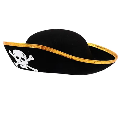 Пиратская шляпа с белой окантовкой купить в Саратове - описание, цена,  отзывы на Вкостюме.ру