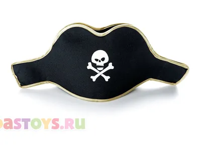 Шляпа пирата. Карнавальная шляпа. Пиратская вечеринка - купить по доступным  ценам в интернет-магазине OZON (1138562048)