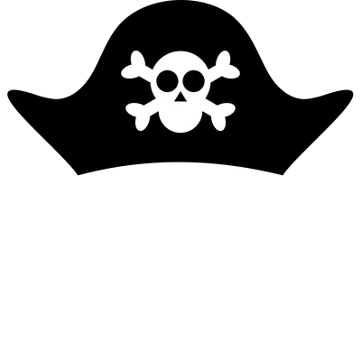 Пиратская Шляпа Изолирована На Белом Фоне — стоковые фотографии и другие  картинки Пират - Пират, Треуголка, Трёхразмерный - iStock