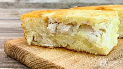 Пирог с курицей и картофелем - пошаговый рецепт с фото на Готовим дома