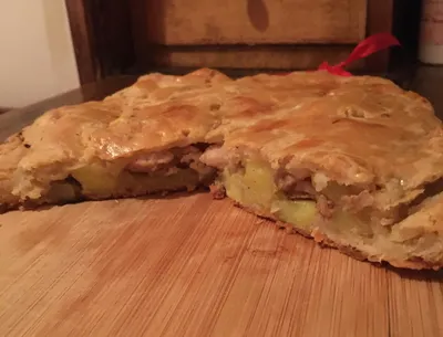 Пирог с курицей и картошкой на кефире - пошаговый рецепт с фото на Повар.ру
