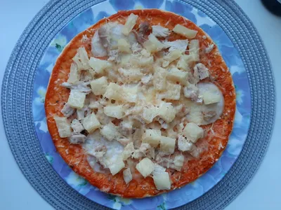 Пицца с курицей и ананасами (гавайская) - рецепт автора oksana_kom