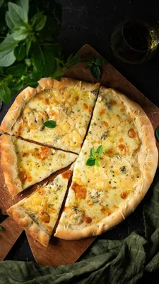 Домашняя пицца 4 сыра - пошаговый рецепт с фото, ингредиенты, как  приготовить - Hi-chef.ru
