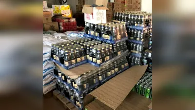 На Кубани полицейские остановили грузовик с 9 тоннами пива без документов.  10.02.2023 г. Телеканал «Краснодар»